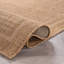 Tapis tissé plat intérieur / extérieur de style jute géométrique sable / naturel facile d'entretien-57729014-60093679
