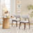Upholstered Solid Wood Dining Chair-1730815191
