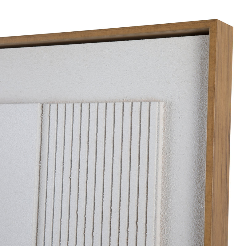 Brookeridge 1 Framed Textured Abstract Wall Art