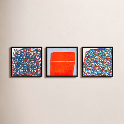 Tangerine. Set Of 3 by Stephanie Dennis