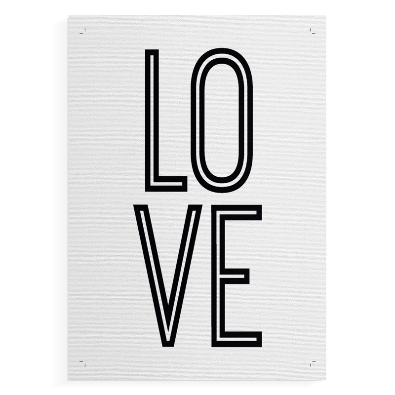 «Bold Love II», impression sur toile seulement - non encadrée, H 18 po x l 12 po