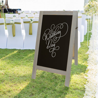Magnetic Free-Standing Chalkboard, 40" x 22"