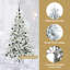 Artificial Hinged Christmas Tree with 300 LEDs-880321636-880321629