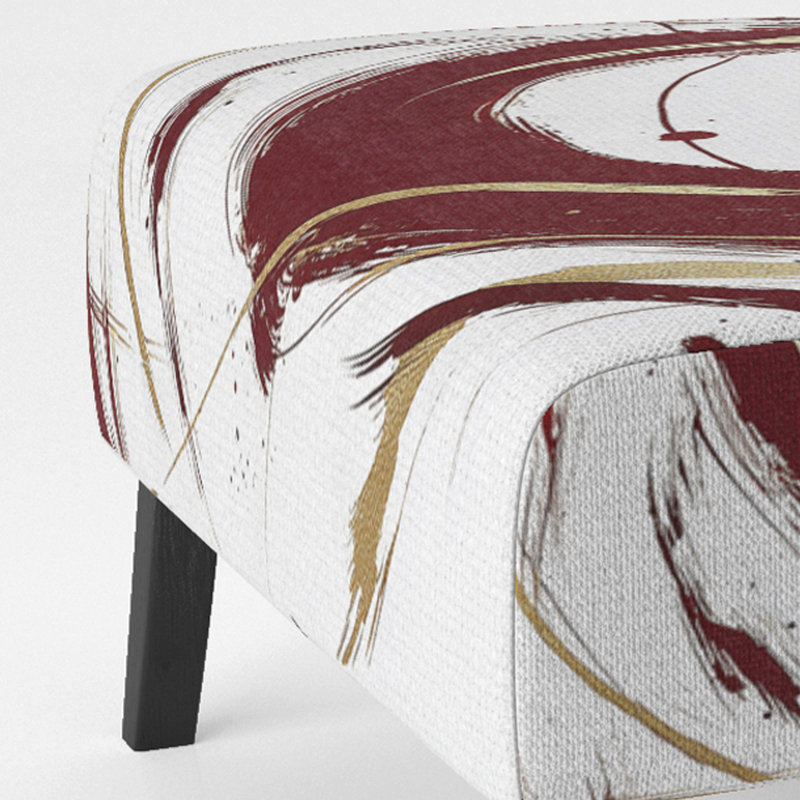 Fauteuil de chambre Gold Glamour, Brun / Blanc