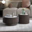 Ensemble de tables basses en faux marbre-500292707