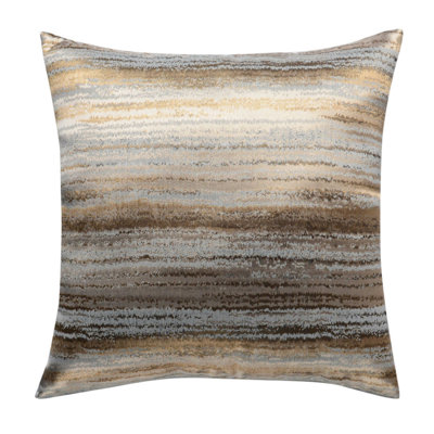 Cloud9 Aqua Silver Decorative Pillow – Elegant Metallic Accent Cushion