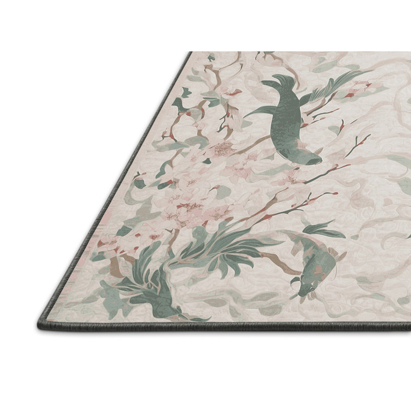 Silky Soft Plush Gray Area Rug, Round 8'