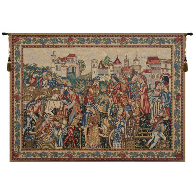 Loom Woven Cotton Blend Wall Hanging, 44" H x 69" W