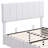 Upholstered Platform Bed With A Hydraulic Storage System-108720602-108720603