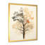 Arbre de tilleul amercien beige minimaliste - Impressions sur toile de tilleul américain-134142091-97170166
