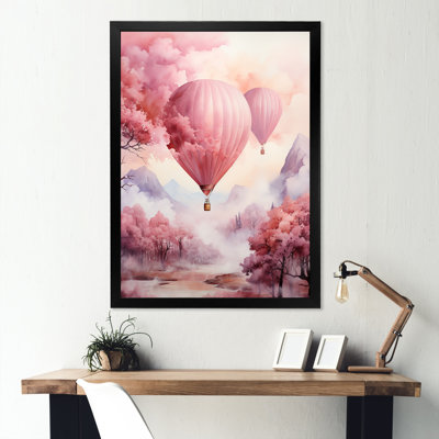 " Pink Whimsical Balloon Magic I "