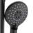 Luxury Matte Black Shower Faucets & Systems With Dual Design For Relaxing Home Use