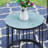 Paphos Round 2 - Person 24.4'' W Long Bistro Set with Cushions