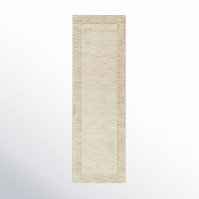 Dolma Beige Cream Hand-Woven Wool Rug