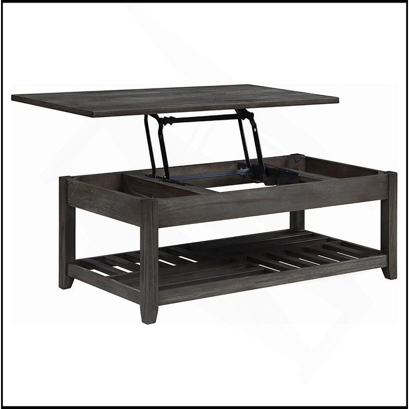 Grey Lift-Top Coffee Table