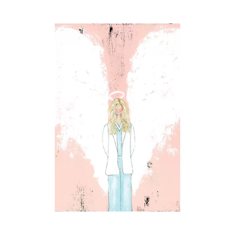 Female Doctor Blonde by Ashley Bradley - Print on Canvas, 66.04 cm H x 45.72 cm W x 1.91 cm D, Wrapped Canvas