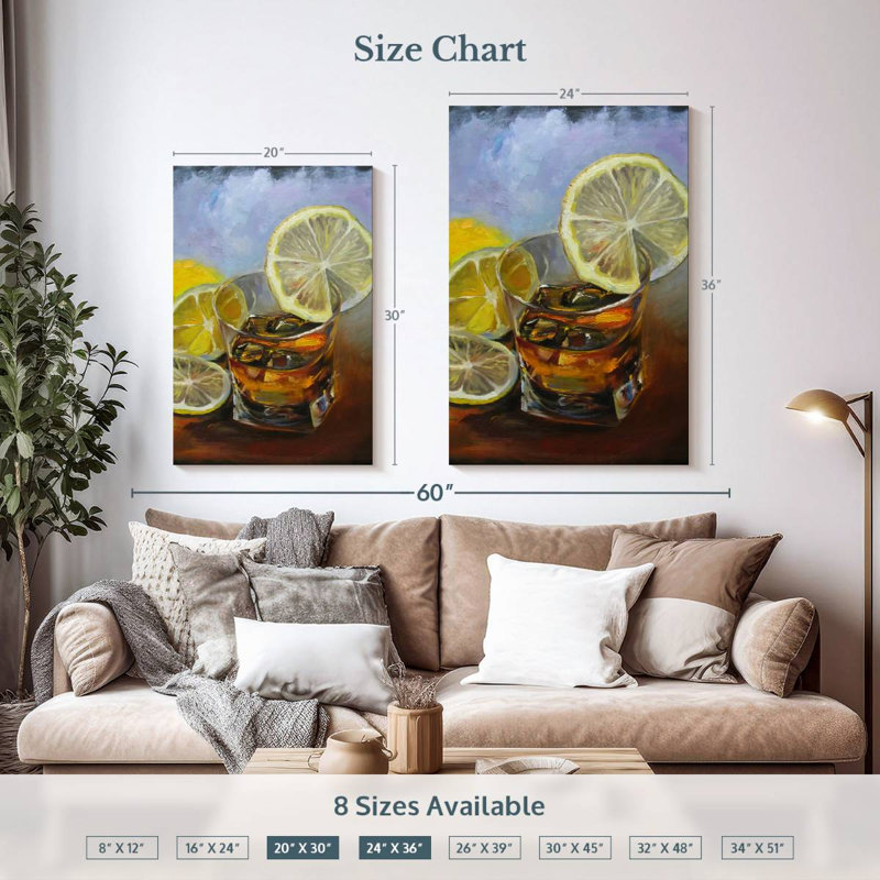 Yarlin Drink, 36" H x 24" W
