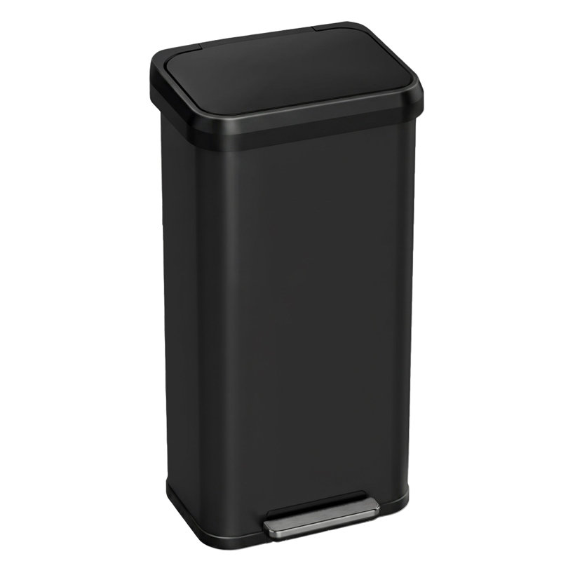 Step on Trash Can, 20 gallons, Matte Black