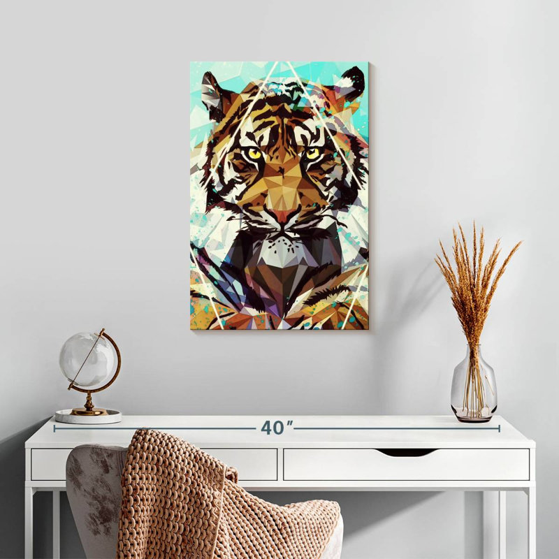 Brampt It Tiger, 24" H x 16" W