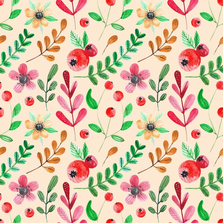 Red Barrel Studio® Spring Flowers Wallpaper - Wayfair Canada