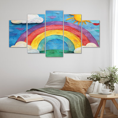 Rainbow Bright I - Nursery's Wall Art Set