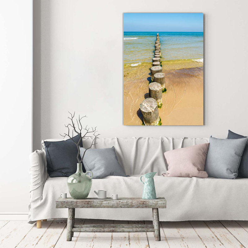 Breakwater - Wrapped Canvas Print