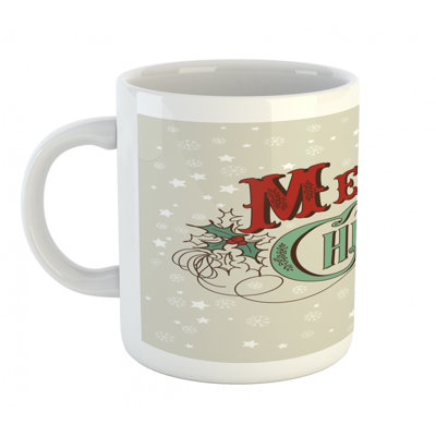 Grande tasse à café lettering
