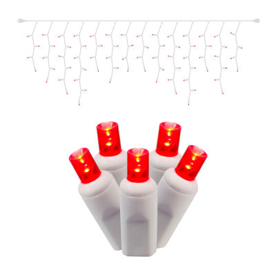 LED Single Mold Wide Angle Icicle Christmas light Set