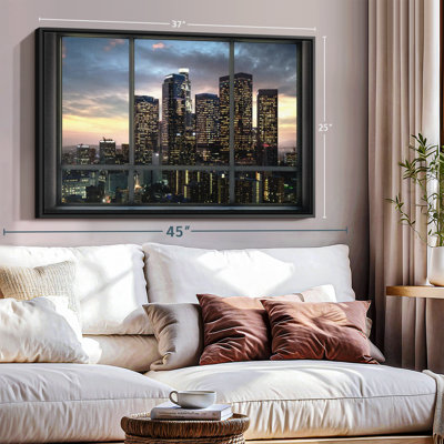 «Evening In LA Wall Art Wall Art»