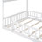 Mirian Solid Wood Youth Bed with Fence, House Bed, Platform Bed-2057848614-2057848610
