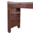 31 Stylish Dressing Table With Flip-top Mirror, 3 Colors Led Lighting, And Divided Storage Options In Walnut Shade Vanity Adjustable Retractable Unit Finish-1606874991