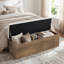 Foam Padding Upholstered Storage Bench
