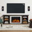Kenai 72" Slim TV Stand with Electric Fireplace by Real Flame