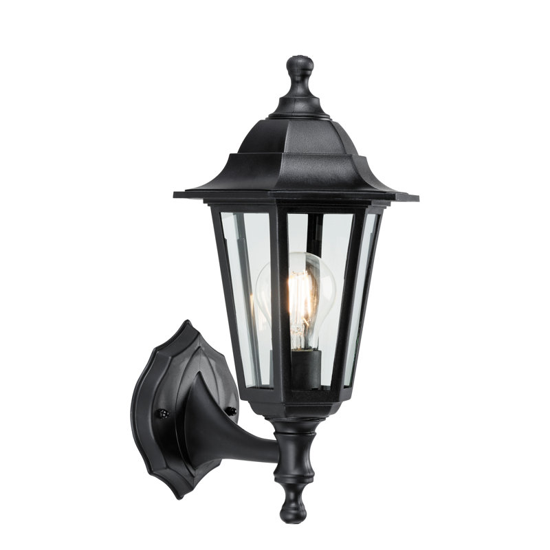 Wooten 35.5cm H Outdoor Wall Lantern, Black