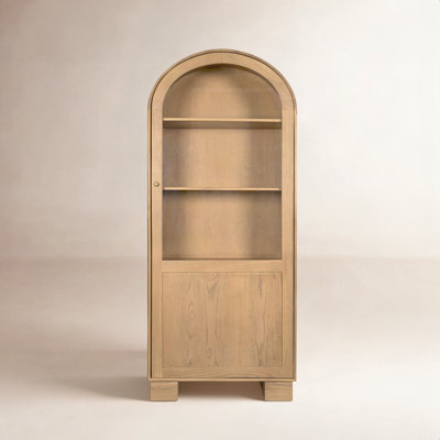 Solid Oak Accent Cabinet