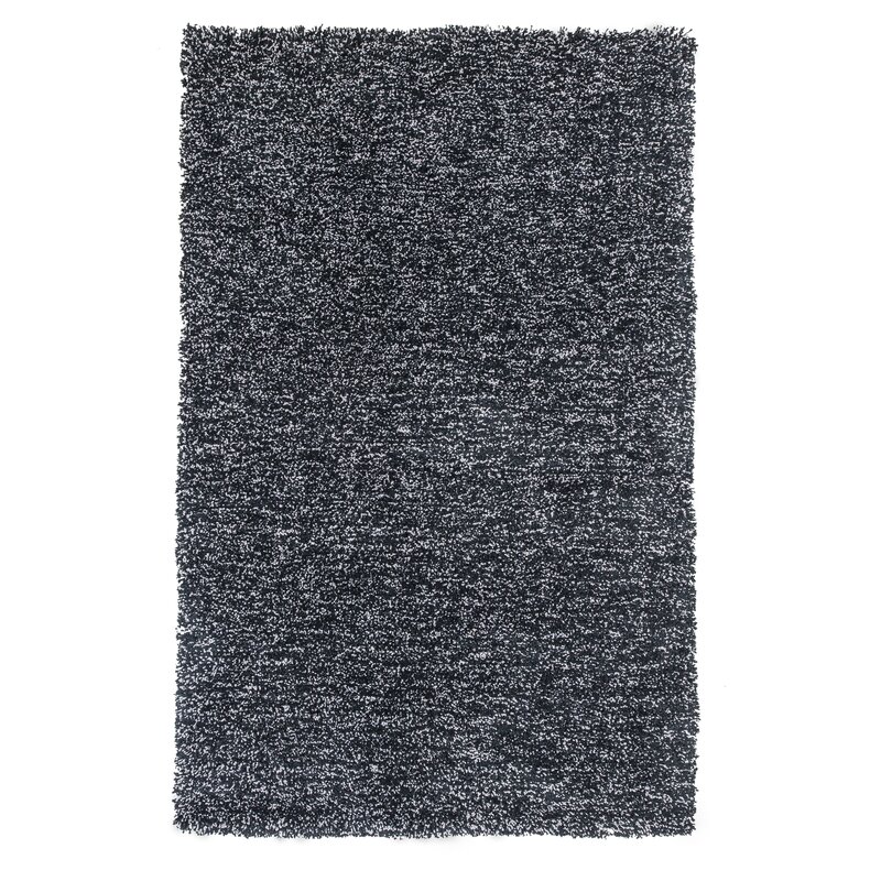 Wrought Studio Bouvier Handwoven Black/Gray Area Rug & Reviews | Wayfair