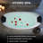 67 In. X 28.7 In. Center Drain Brushed Nickel Freestanding Whirlpool Bathtub Hydrotherapy Lighted Bath - 16 Jets In White