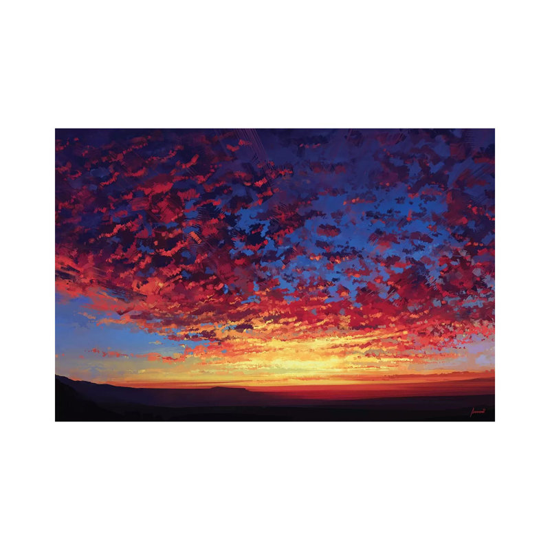 Breath 1 Piece Wrapped Canvas Painting, 66.04 cm H x 45.72 cm W x 3.175 cm D