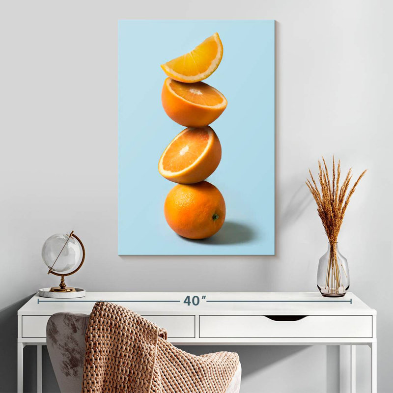 Pile d'oranges Yarlin, H 30 po x l 20 po