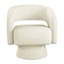 Fauteuil d'appoint pivotant moderne en microfibre 27,8 po Markeita-2104360878-2146903035
