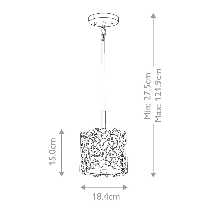 Ottilie 1 - Light Drum Pendant