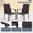 4 - Person Patio Dining Set with Round Table-694948221-694948222