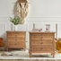Dominic Country 72cm W 3 - Drawer Bedside Table