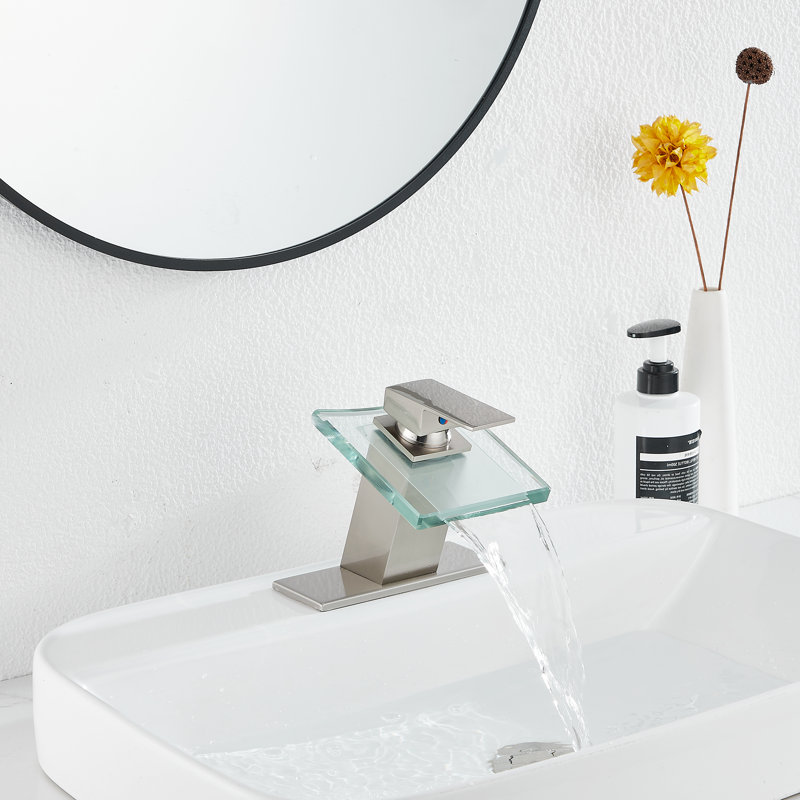 Single-handle Bathroom Faucet, Brushed Nickel