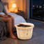 Seau de bain en bois