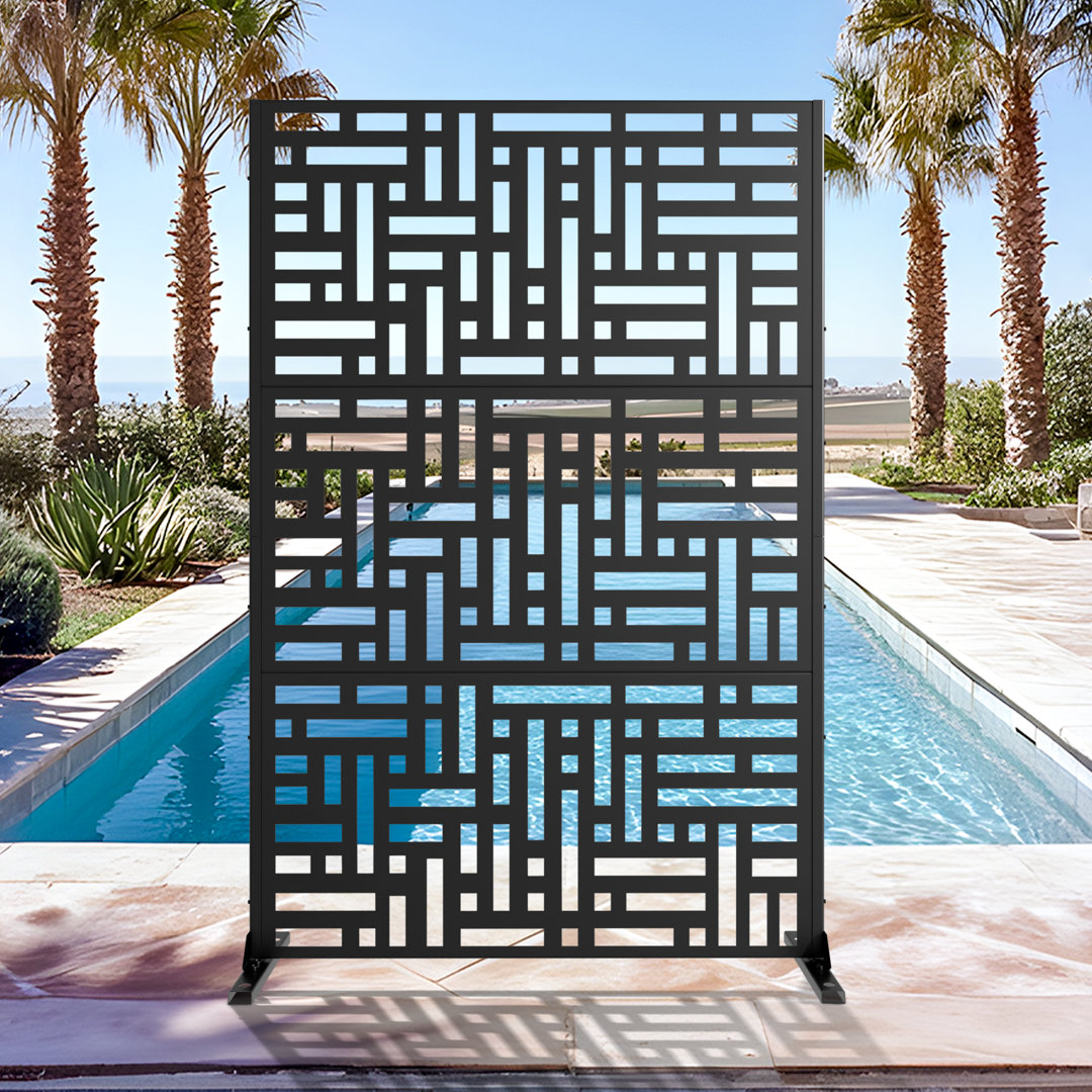 6 ft. H x 4 ft. W Metal Privacy Screen MAYEERTY 