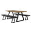 Hyde Whiskey / Black Dining Table-103144828