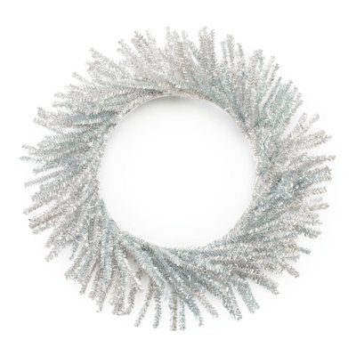 Couronne de Noël artificielle 21 po Tinsel