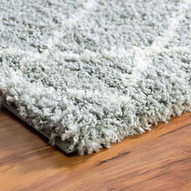 Striped Indoor Rug, Square 5'1"