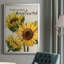 Toile encadrée de tournesols fraîchement cueillis de qualité supérieure - prête à être accrochée-1150296997-1150296999